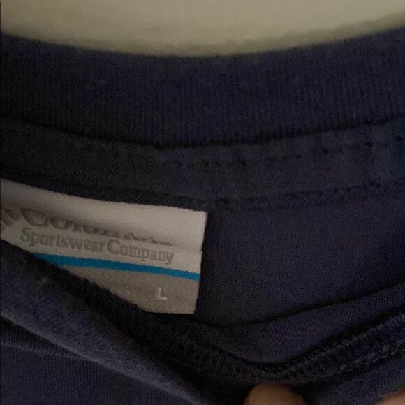 ColumbiaBlue Tie Front Ruched Sheath Dress. Size Large. Excellent condition. - Picture 3 of 3